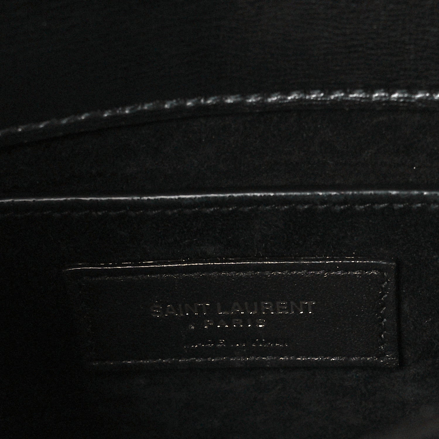 Saint Laurent Calfskin Medium Monogram Sunset Black 5 of 9