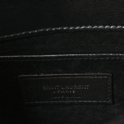 Saint Laurent Calfskin Medium Monogram Sunset Black 5 of 9