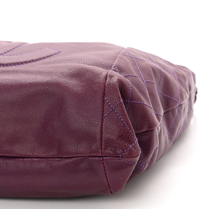 Chanel Caviar 31 Drawstring Tote Purple 10 of 10