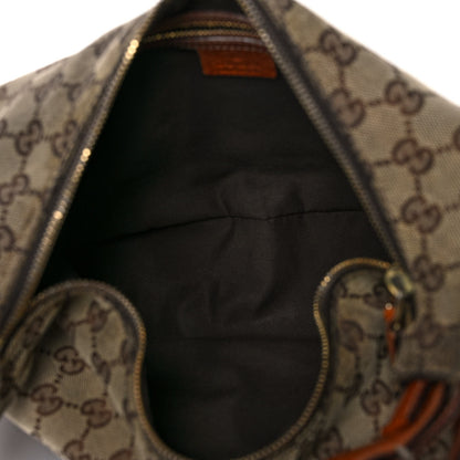 Gucci Monogram Medium Horsebit Chain Hobo Light Brown 4 of 8