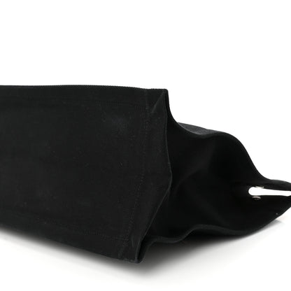 Saint Laurent Linen Calfskin Rive Gauche Tote Black 10 of 10