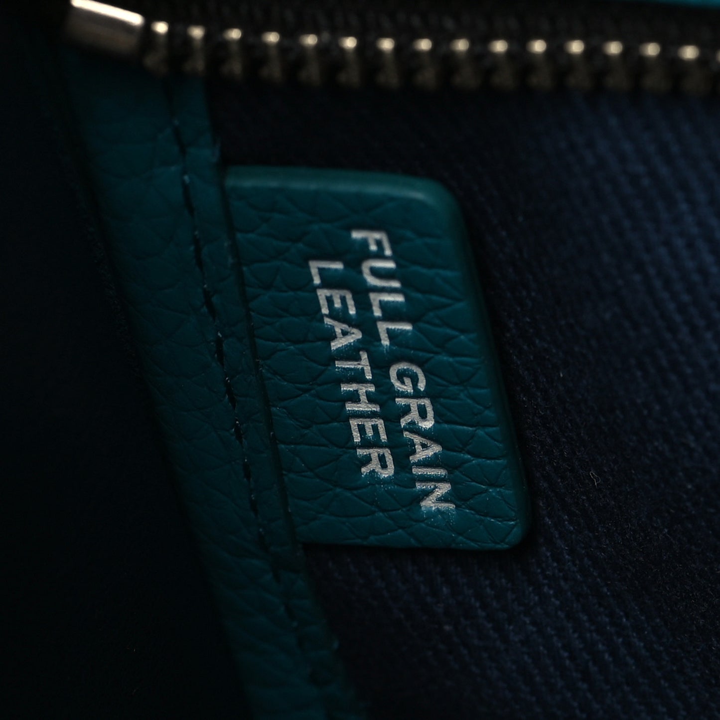 Grained Calfskin Small The Tote Bag Harbor Blue