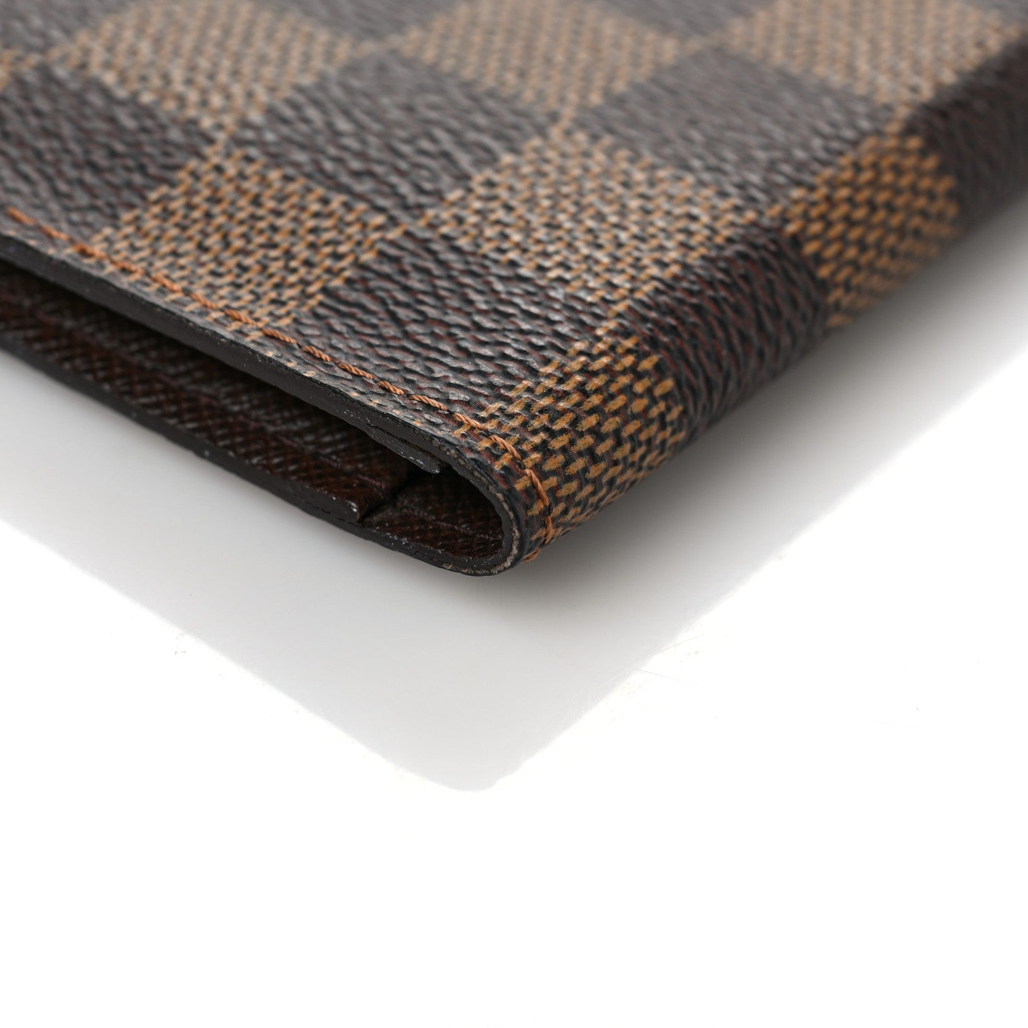 Louis Vuitton Damier Ebene Checkbook Cover Wallet 10 of 10