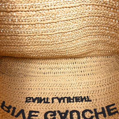 Saint Laurent Raffia Rive Gauche Tote Natural 5 of 10