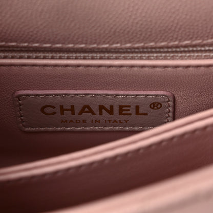 Chanel Caviar Quilted Extra Mini Coco Handle Flap Light Pink 6 of 10