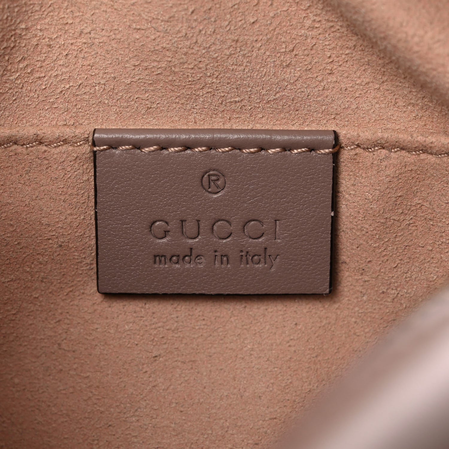 Gucci Calfskin Matelasse Mini GG Marmont Chain Shoulder Bag Porcelain Rose 6 of 9
