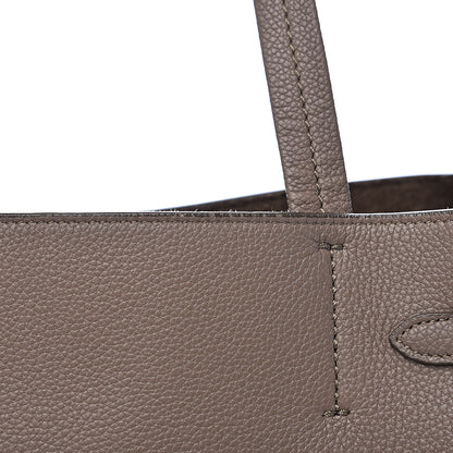 Celine Soft Grained Calfskin Small Belt Cabas Phantom Taupe 14 of 15