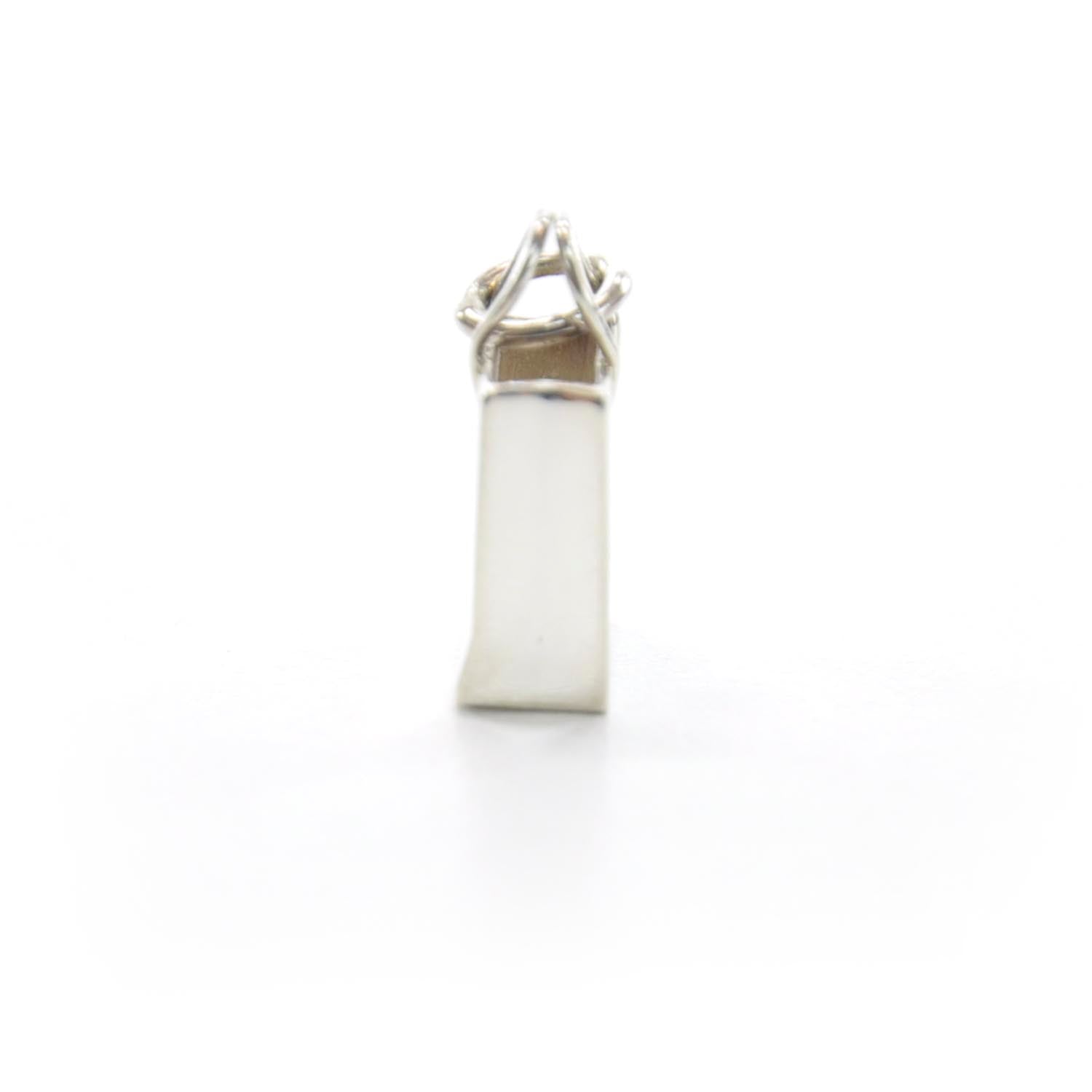 Tiffany Sterling Silver Shopping Bag Charm 3 of 4
