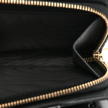 Christian Dior Patent Cannage Lady Dior Eden Wallet Black 5 of 11