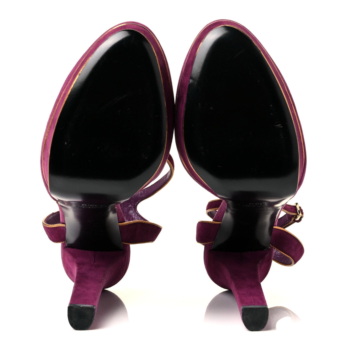Kid Scamosciato Nappa Huston Platform Sandals 39.5 Grape Glam Tabacco