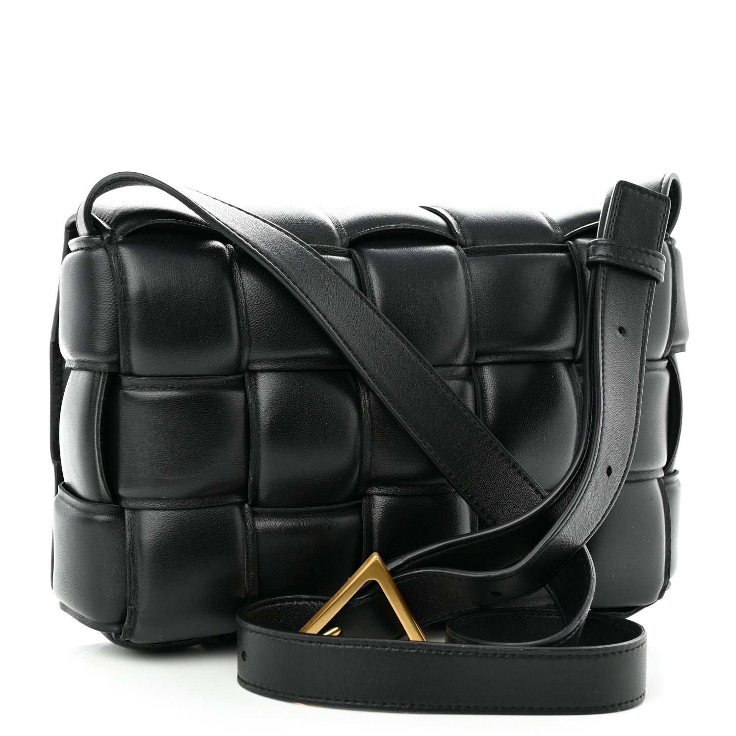 Bottega Veneta Nappa Maxi Intreccio Padded Cassette Crossbody Bag Black 3 of 10
