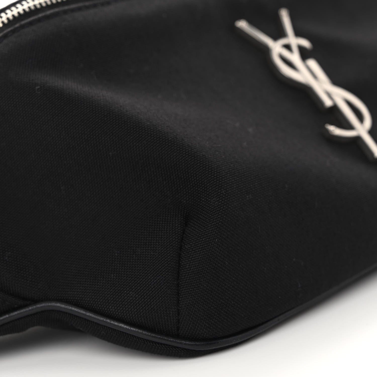 Saint Laurent Canvas Monogram Belt Bag Black 8 of 9