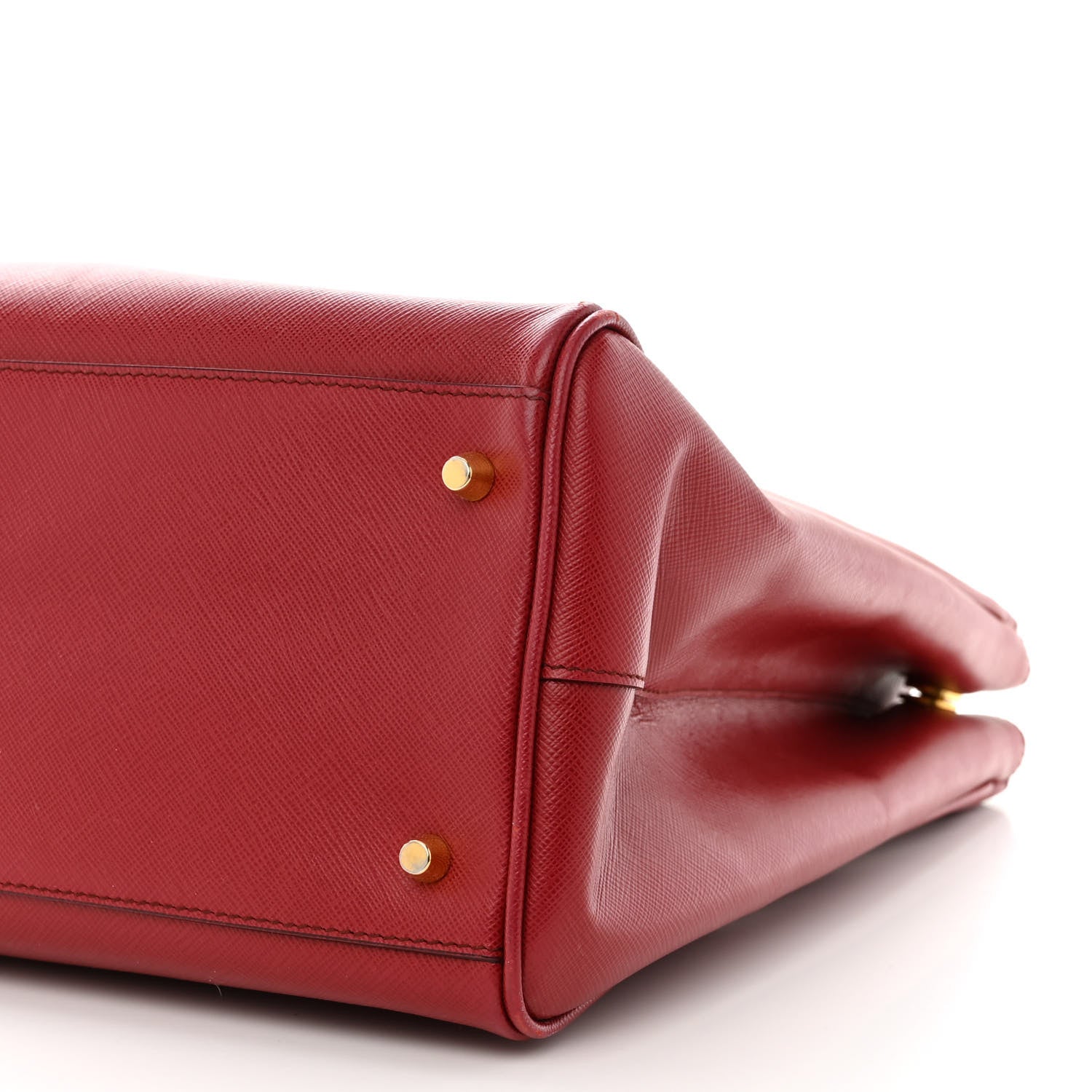 Prada Saffiano Large Galleria Double Zip Tote Fuoco 12 of 13