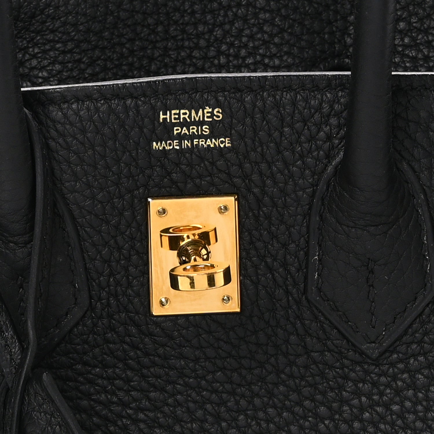 Hermes Togo Birkin 25 Black 6 of 13