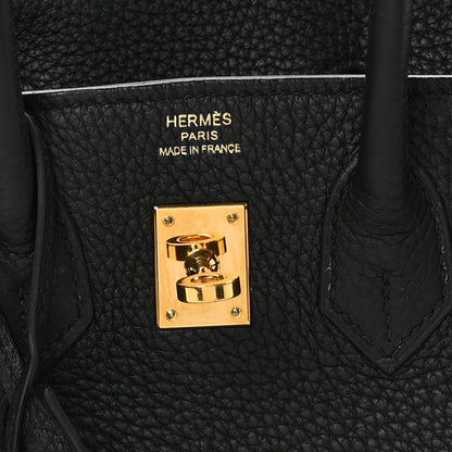 Hermes Togo Birkin 25 Black 6 of 13