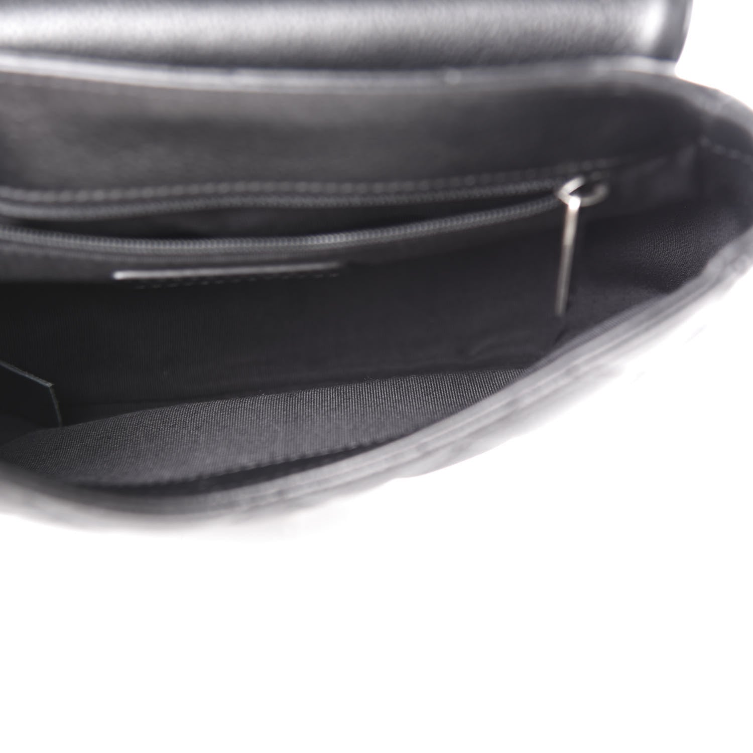 Chanel Calfskin Quilted Small Casual Pocket Messenger Flap Black 4 of 9