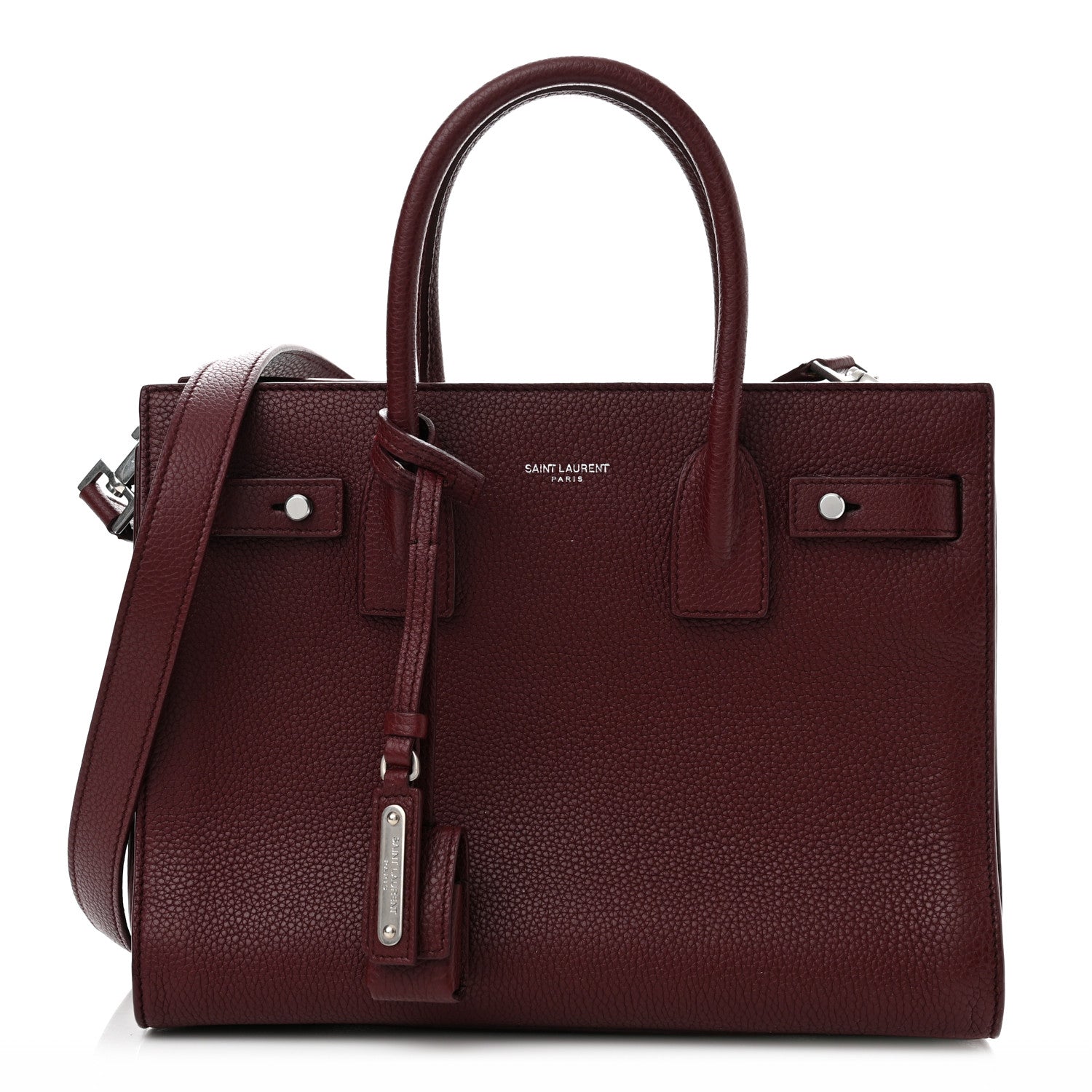 Saint Laurent Grained Calfskin Baby Supple Sac De Jour Palissandre 1 of 16