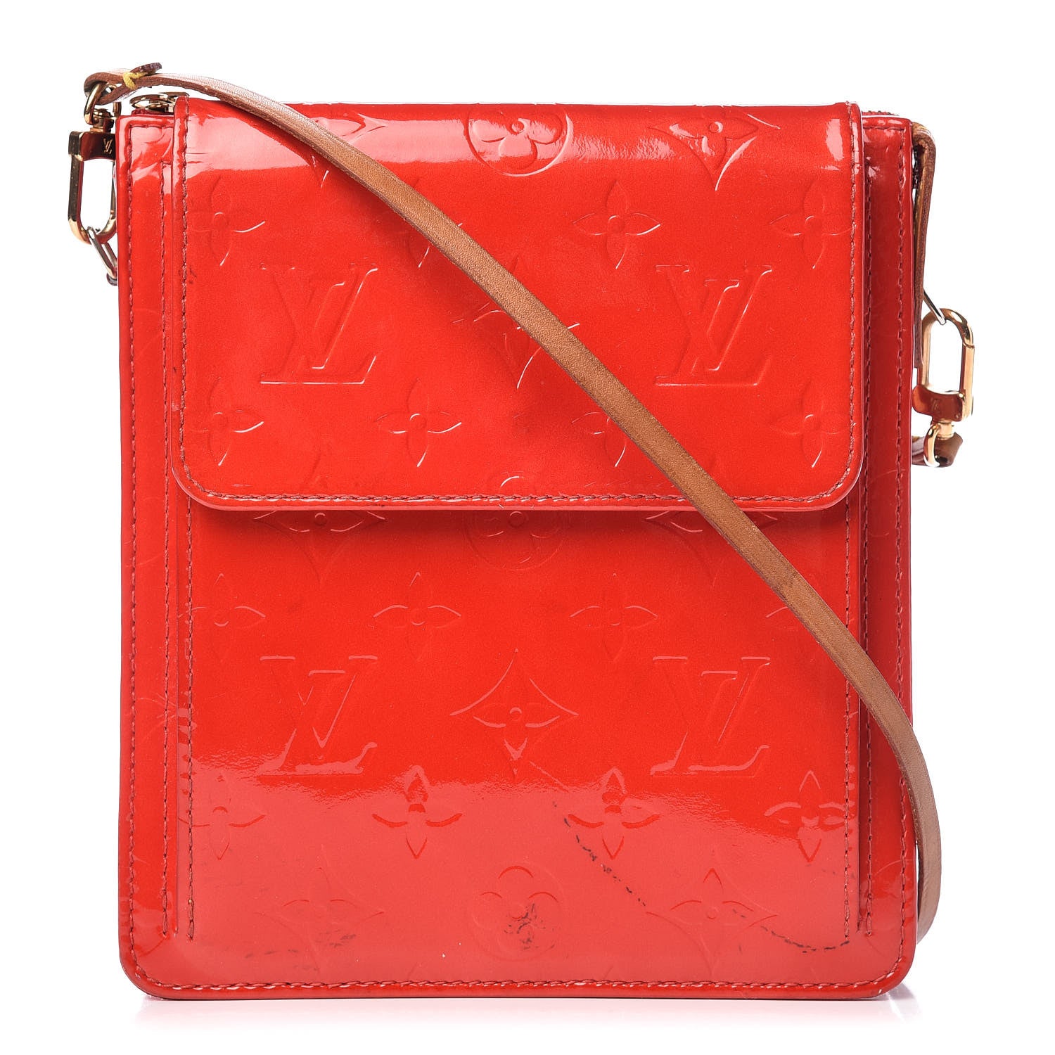 Louis Vuitton Vernis Mott Red 1 of 15