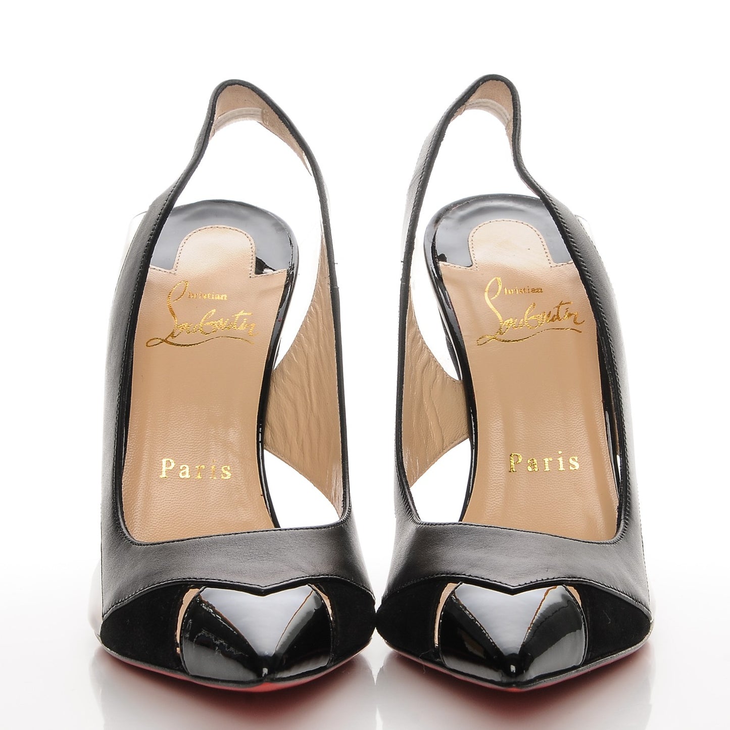 Patent Suede Calfskin Air Chance 100 Pumps 36 Black