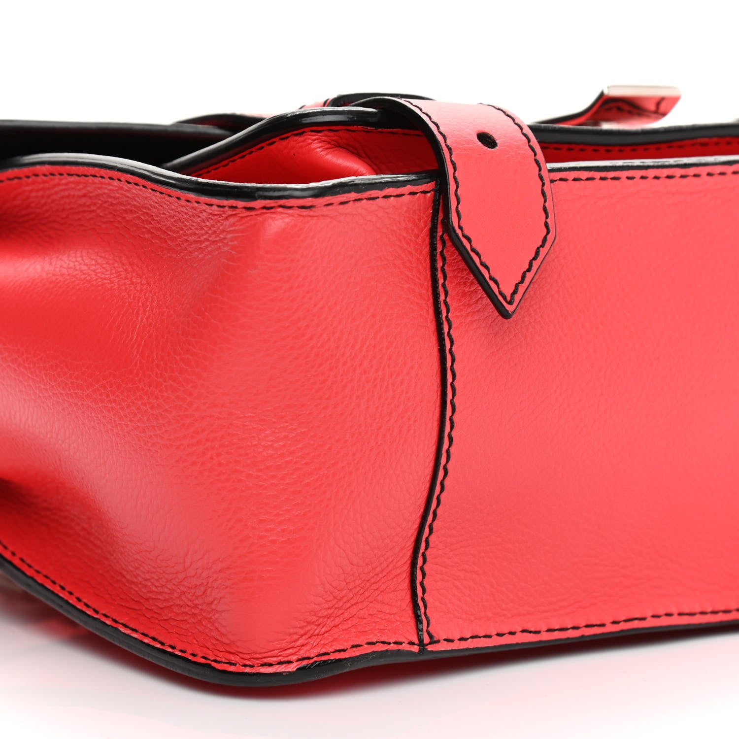 Proenza Schouler Lambskin Tiny PS1 Satchel Red 8 of 9