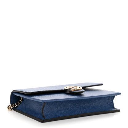 Gucci Dollar Calfskin Interlocking G Chain Wallet Caspian 4 of 9