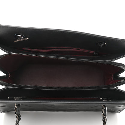 Chanel Calfskin Propeller Shopping Tote Black 5 of 11