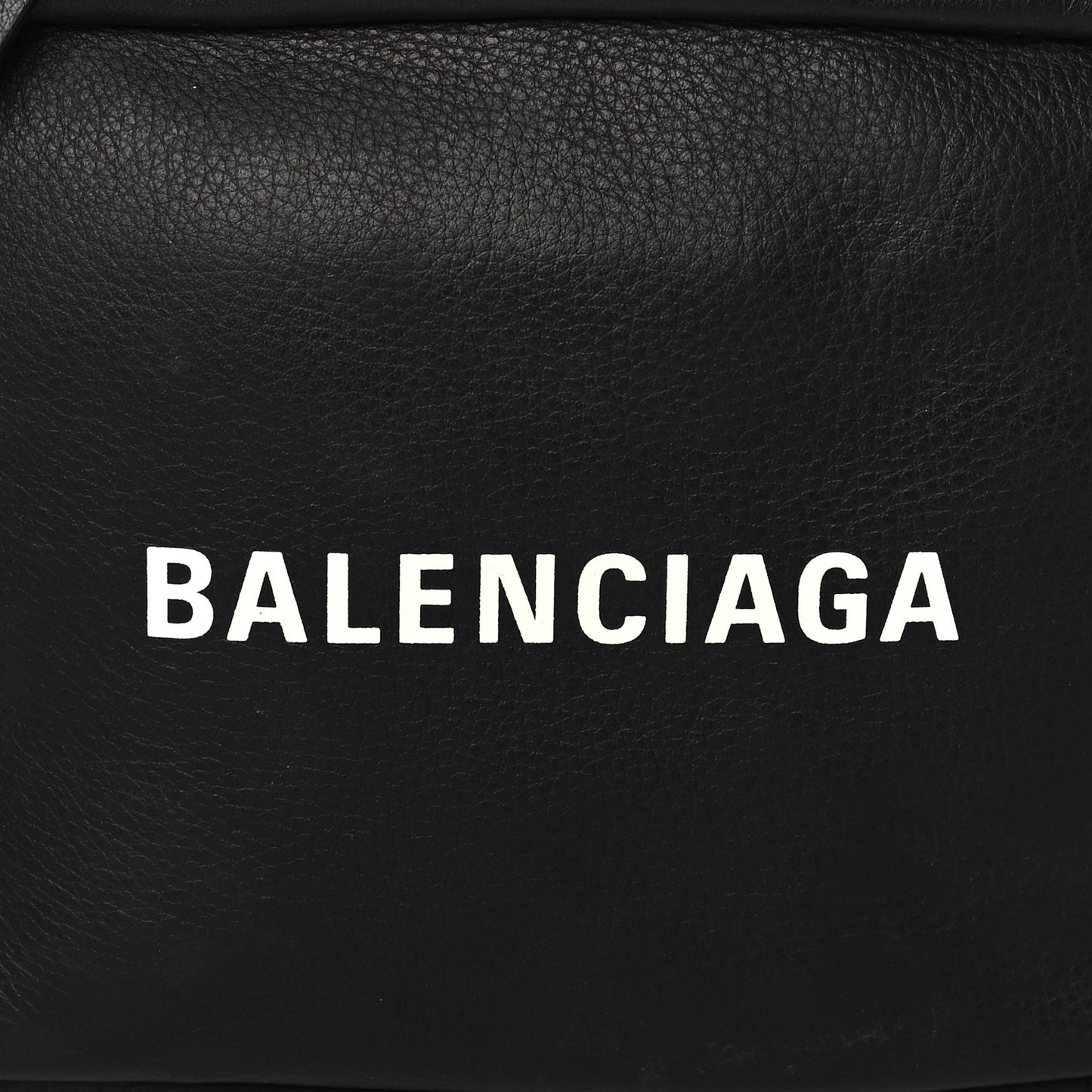 Calfskin Logo S Everyday Camera Bag Black