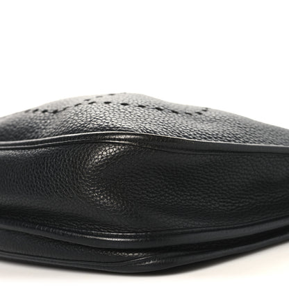 Hermes Taurillon Clemence Evelyne III PM Black 10 of 12