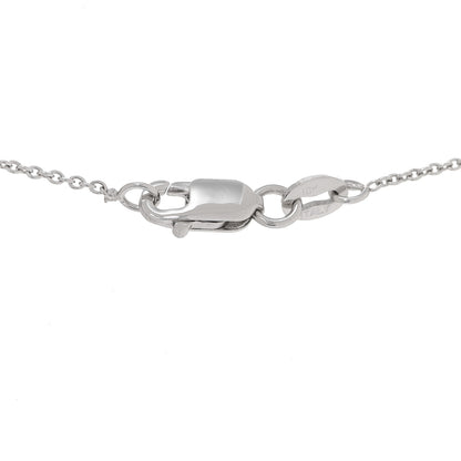 Roberto Coin 18K White Gold Diamond Tiny Treasures Pretzel Pendant Necklace 4 of 5