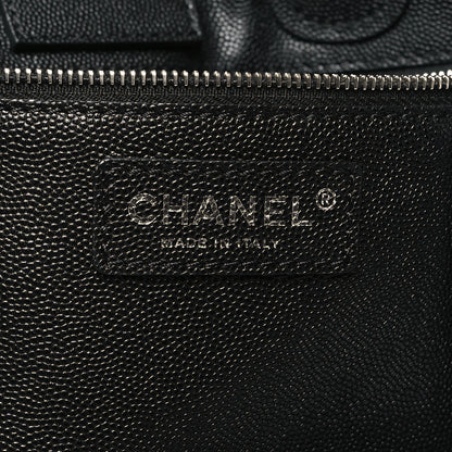 Chanel Caviar Stitched Large Lady Coco Shopping Tote Black 6 of 10