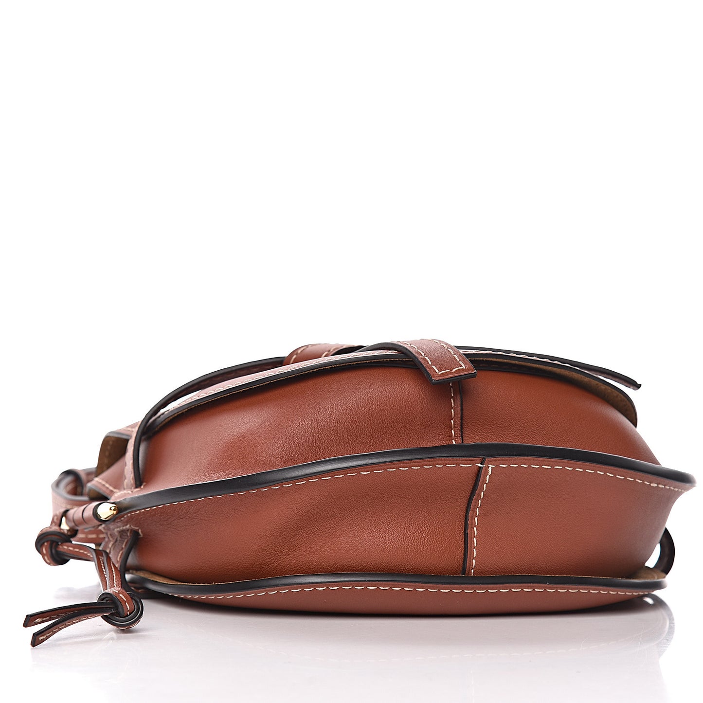 Calfskin Small Gate Crossbody Bag Rust