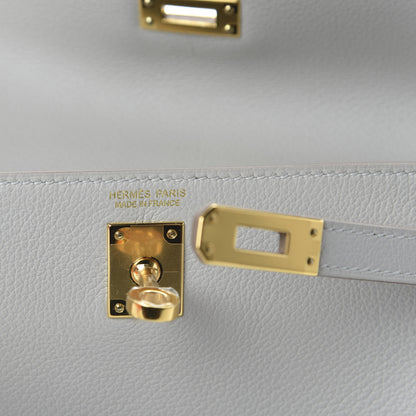 Hermes Evercolor Kelly Danse II Belt Bag Gris Perle 8 of 10