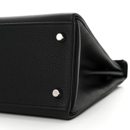 Hermes Togo Kelly Retourne 28 Black 10 of 11