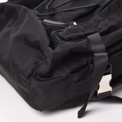 Prada Nylon Montagna Compression Backpack Black 6 of 9