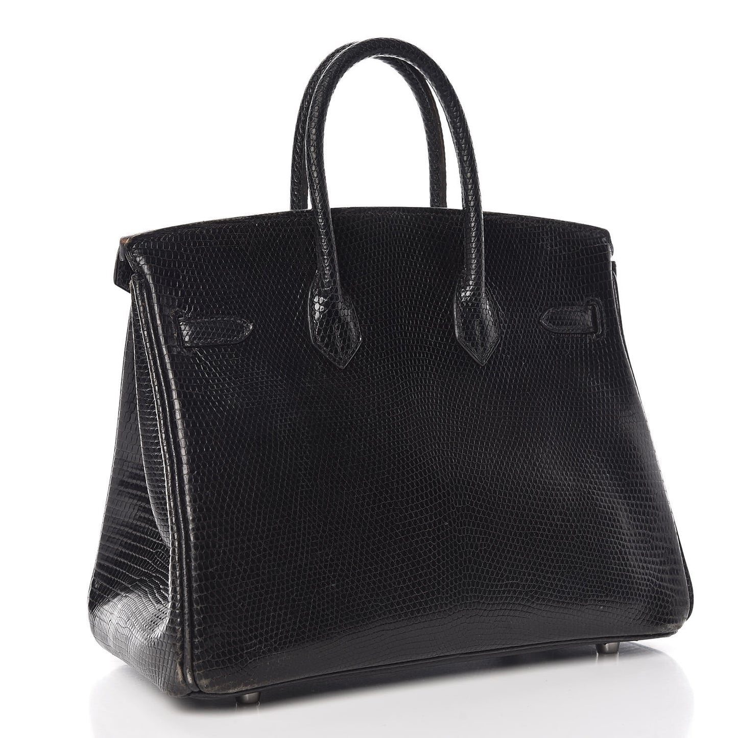Lizard Birkin 25 Black