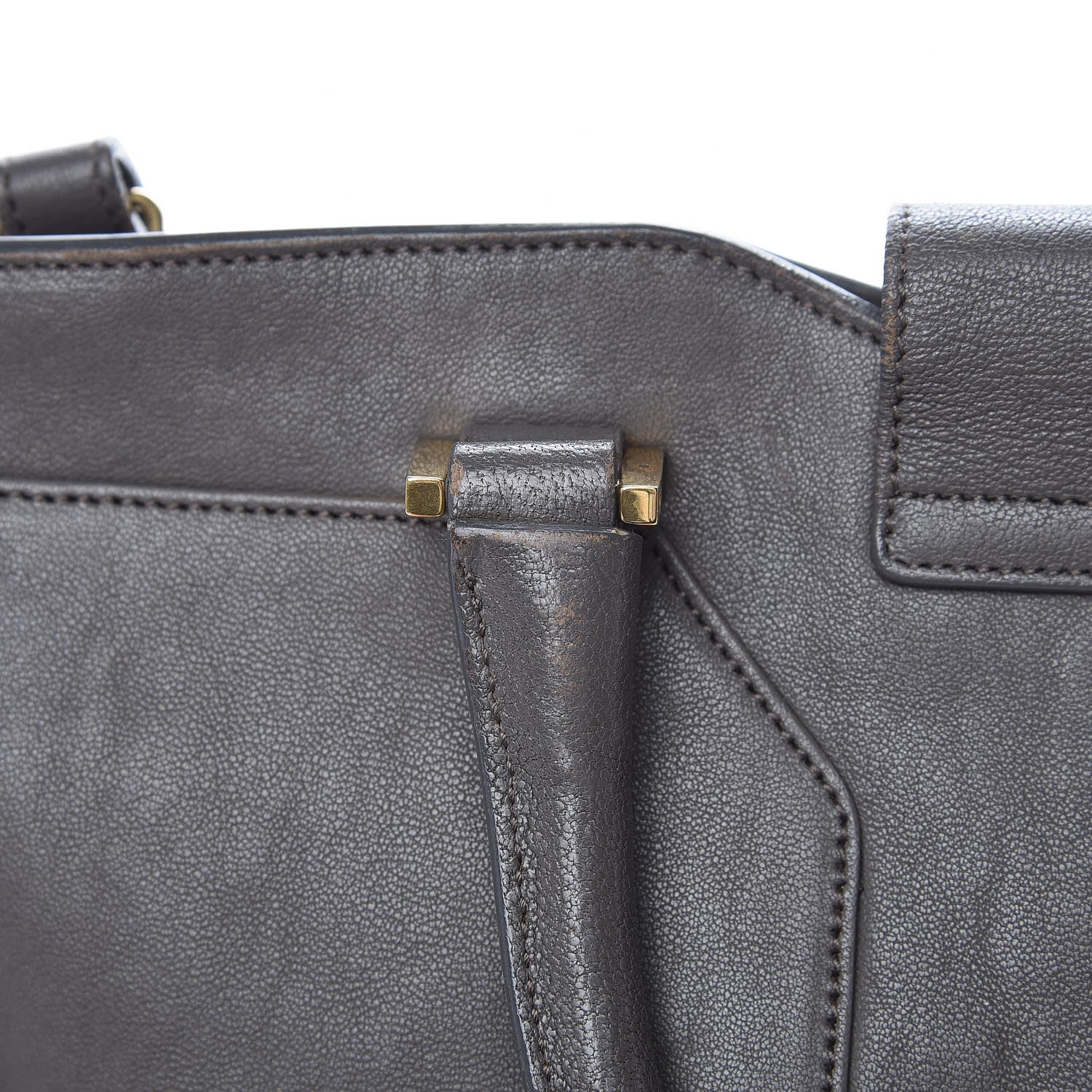 Saint Laurent Sheepskin Small Cabas ChYc Grey 8 of 18