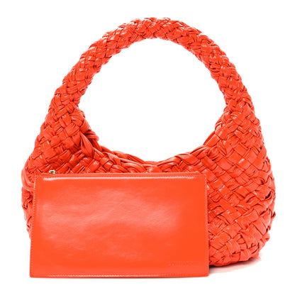 Bottega Veneta Calfskin Foulard Intreccio Discovery Athene Orange 3 of 10