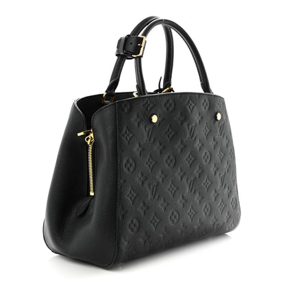 Louis Vuitton Empreinte Montaigne MM Black 3 of 10