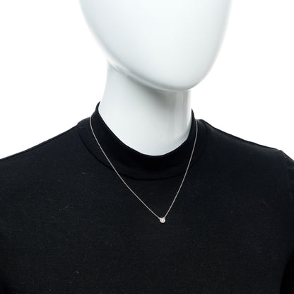 Tiffany Sterling Silver Diamond .17ct Elsa Peretti Diamonds by the Yard Pendant Necklace 2 of 6