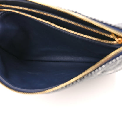Louis Vuitton Lambskin Printed Monoglam Coussin PM Blue 7 of 11