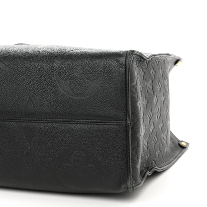 Louis Vuitton Empreinte Monogram Giant Onthego GM Black 9 of 17