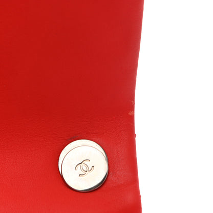 Chanel Lambskin Quilted Medium Easy Carry Flap Red 13 of 21