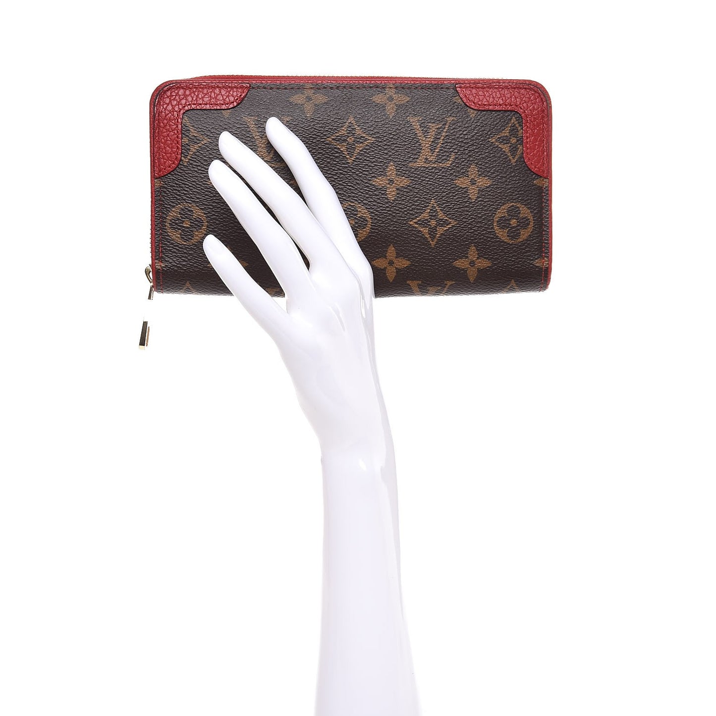 Monogram Retiro Zippy Wallet Cherry