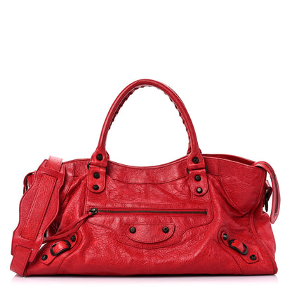 Balenciaga Agneau Classic Hardware Part Time Rouge Coquelicot 1 of 28