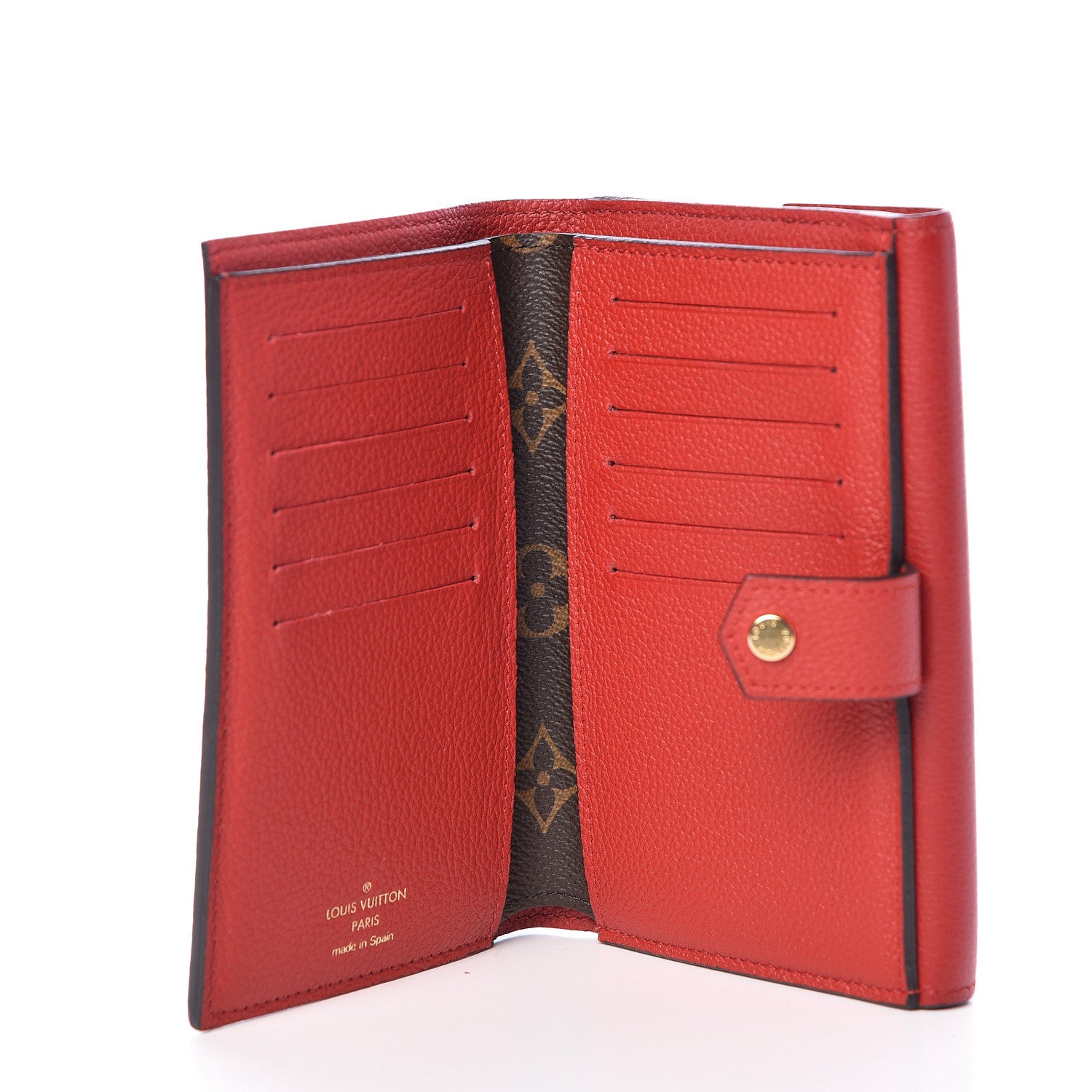 Louis Vuitton Monogram Pallas Compact Wallet Cherry 5 of 9
