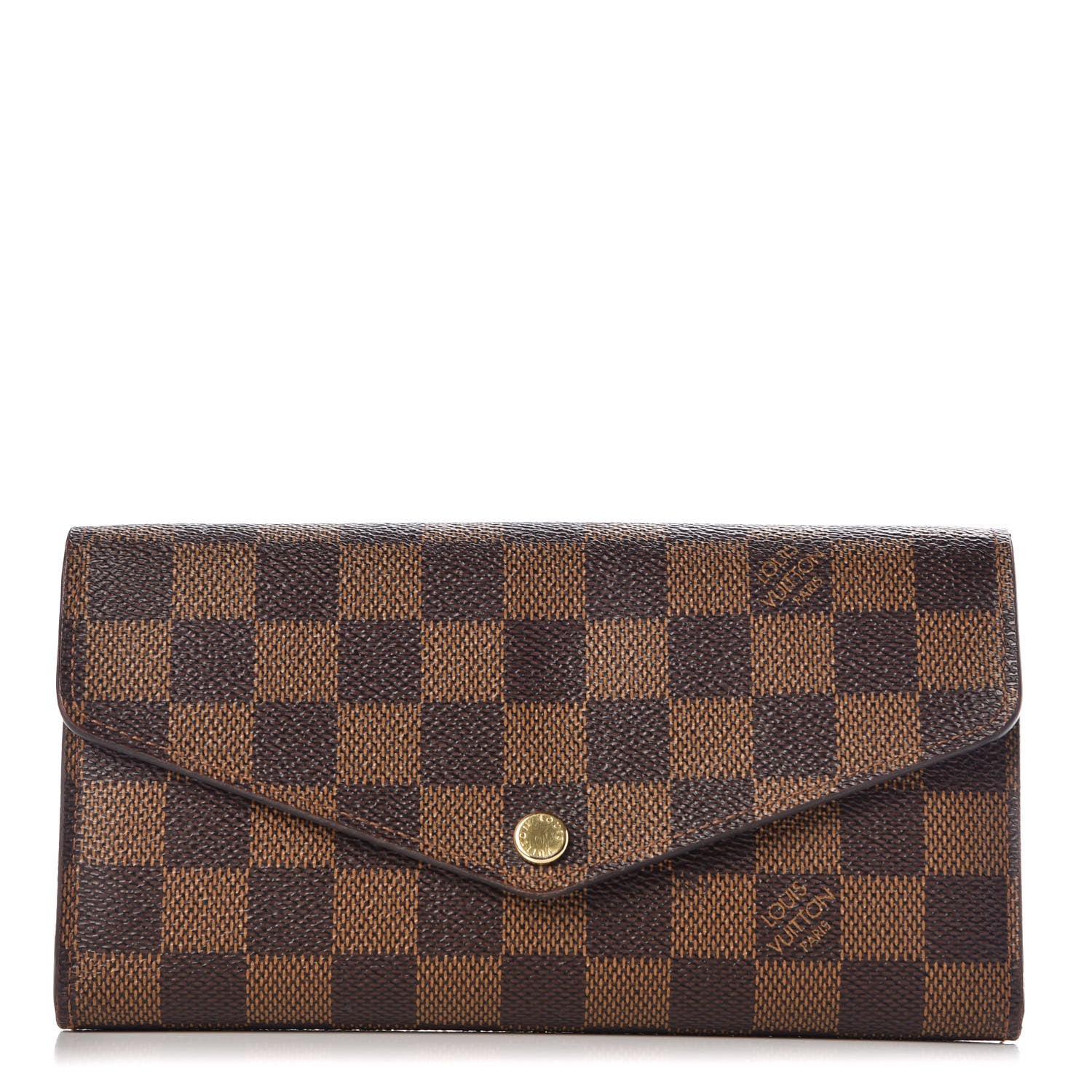 Louis Vuitton Damier Ebene Sarah Wallet NM 1 of 9