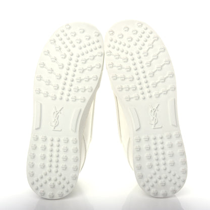 Saint Laurent Calfskin Jump Low Top Sneakers 42 White 6 of 11