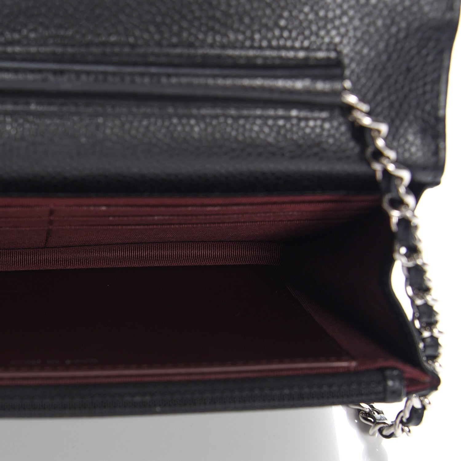 Chanel Caviar Quilted Wallet On Chain WOC Black 5 of 8