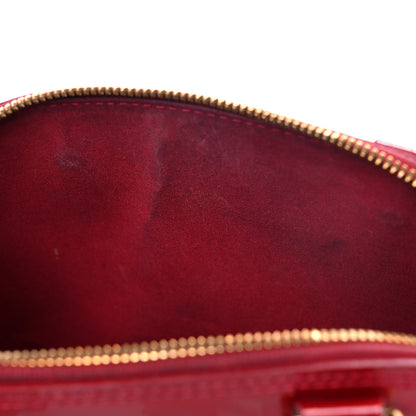 Louis Vuitton Vernis Alma BB Cherry 14 of 21