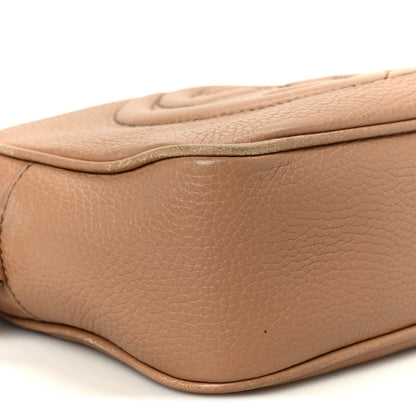 Gucci Pebbled Calfskin Small Soho Disco Bag Camelia 10 of 11